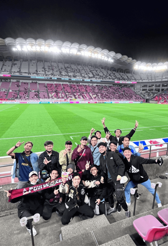 実習生とサッカー観戦(更新)