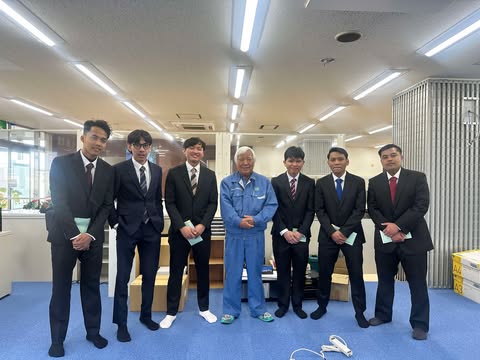 6人の技能実習生が帰国しました🛫