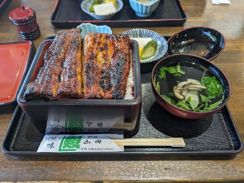 去年食べたうなぎ