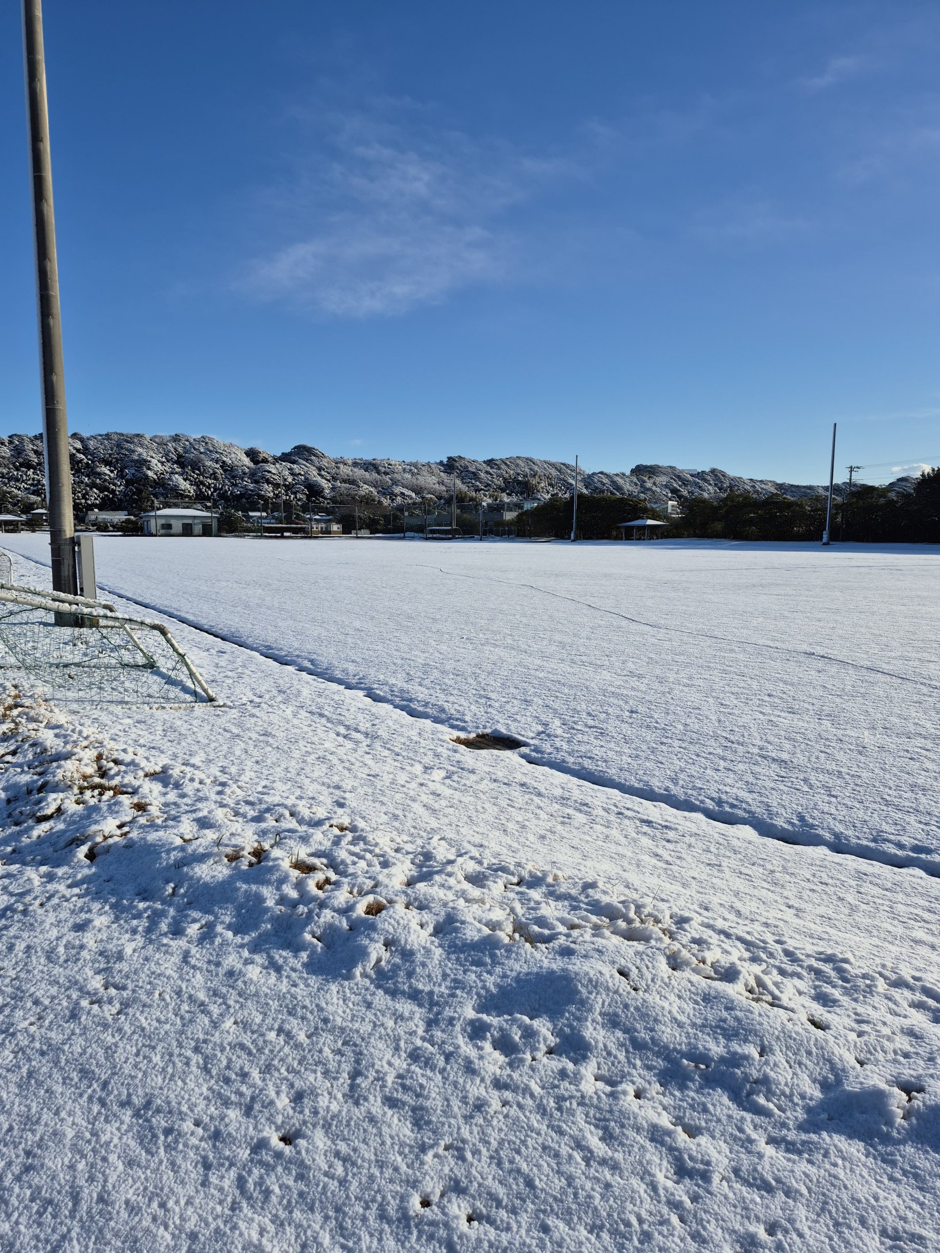 飯岡、2026年1月3日の雪景色 ｜鐵人ひろば｜松山鋼材株式会社